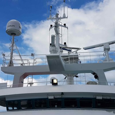 VSAT antenna installation